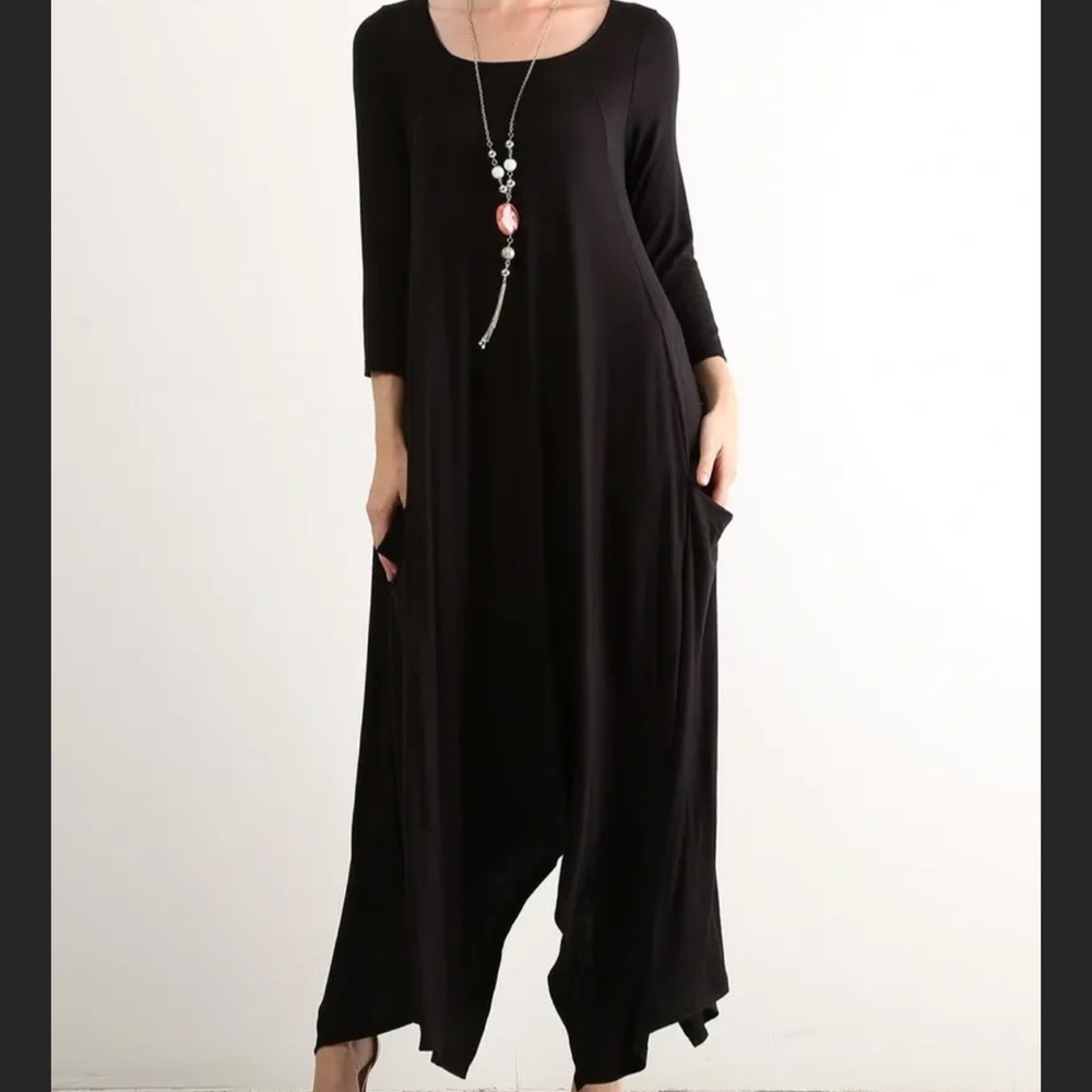 Black Comfy Maxi Dress